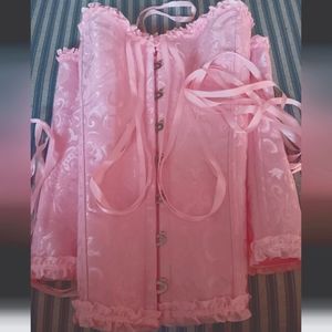Frawirshau Bubble Gum Pink Corset